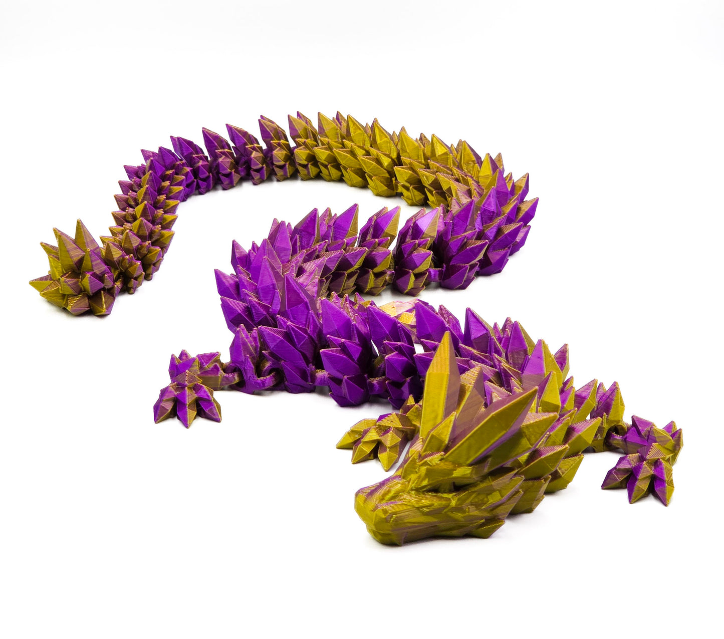 Crystal Draak Paars/Goud