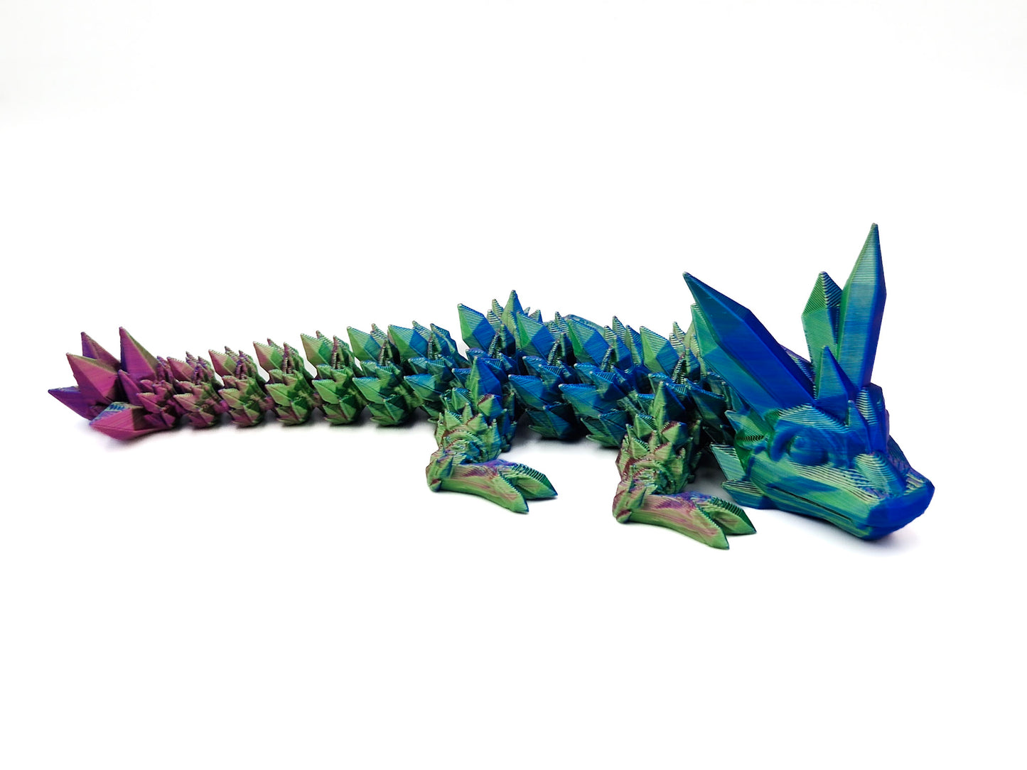 Crystal Draak met chameleonachtige kleurveranderingen. En het kristalthema geeft ze een magische uitstraling. Bestel nu online!
