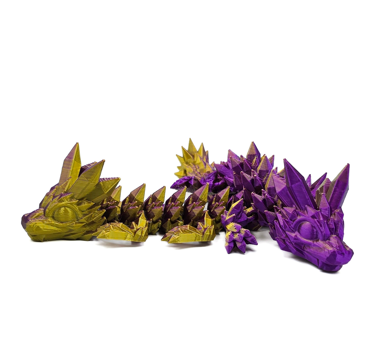 Crystal Draak Paars/Goud