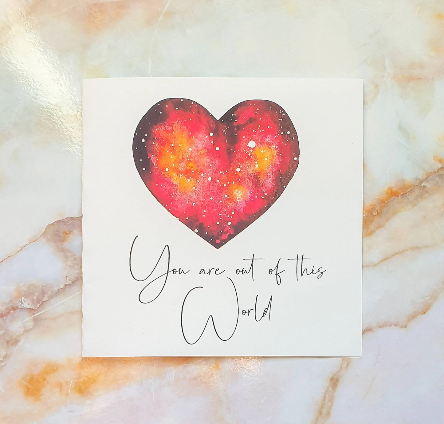 You are out of this world - Wenskaart