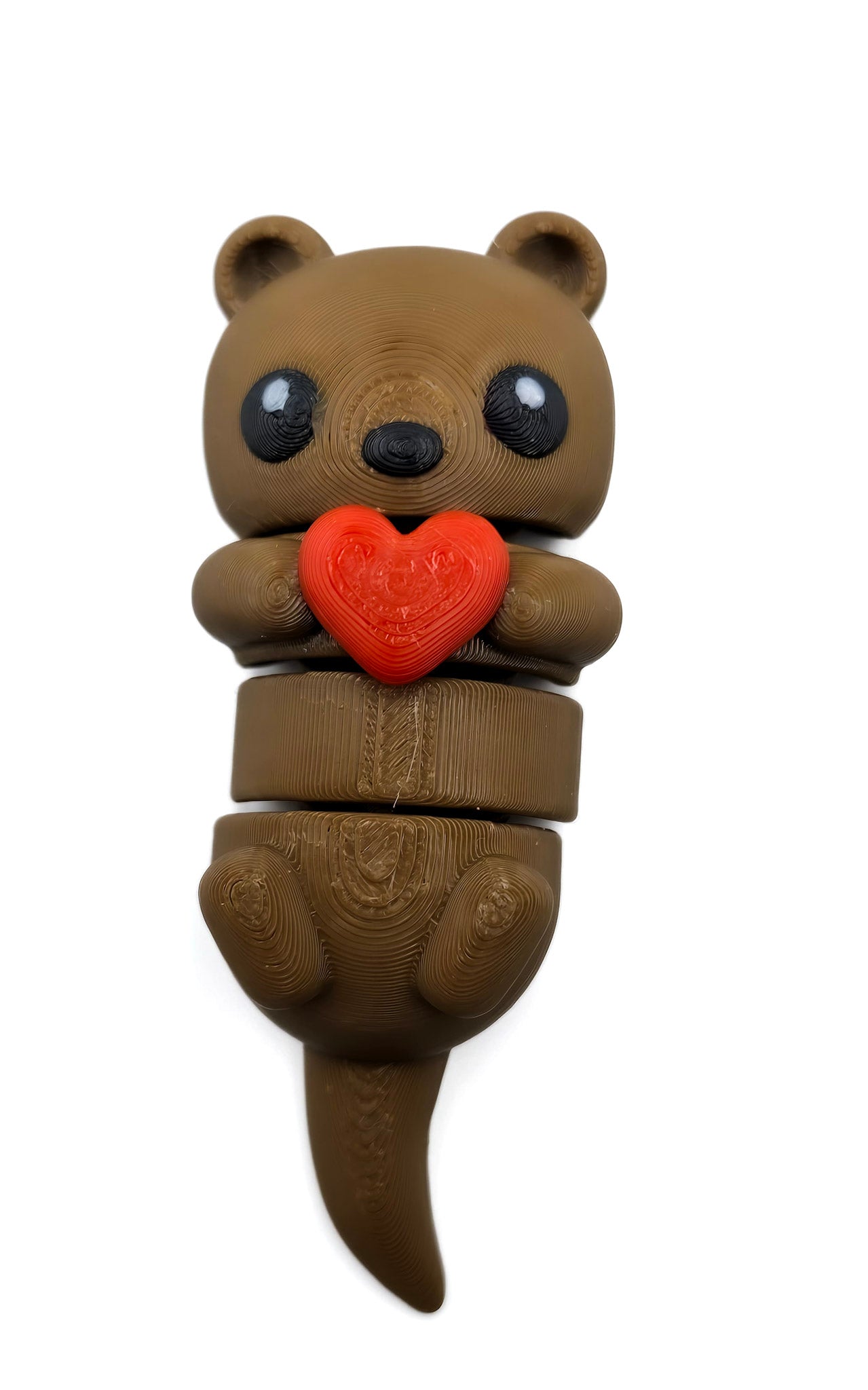 Liefdes koppel Otter sleutelhanger