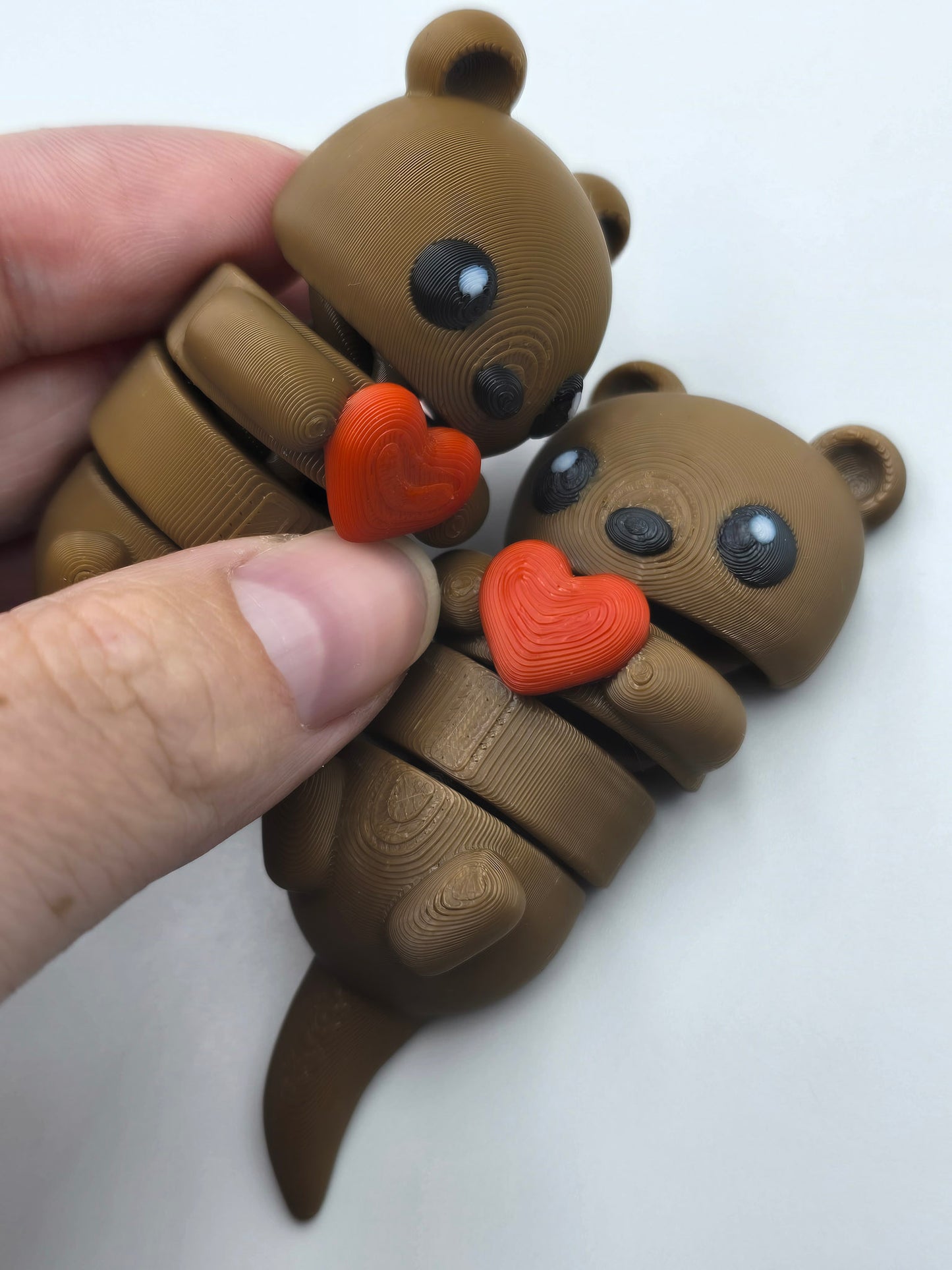 Liefdes Otter Sleutelhanger