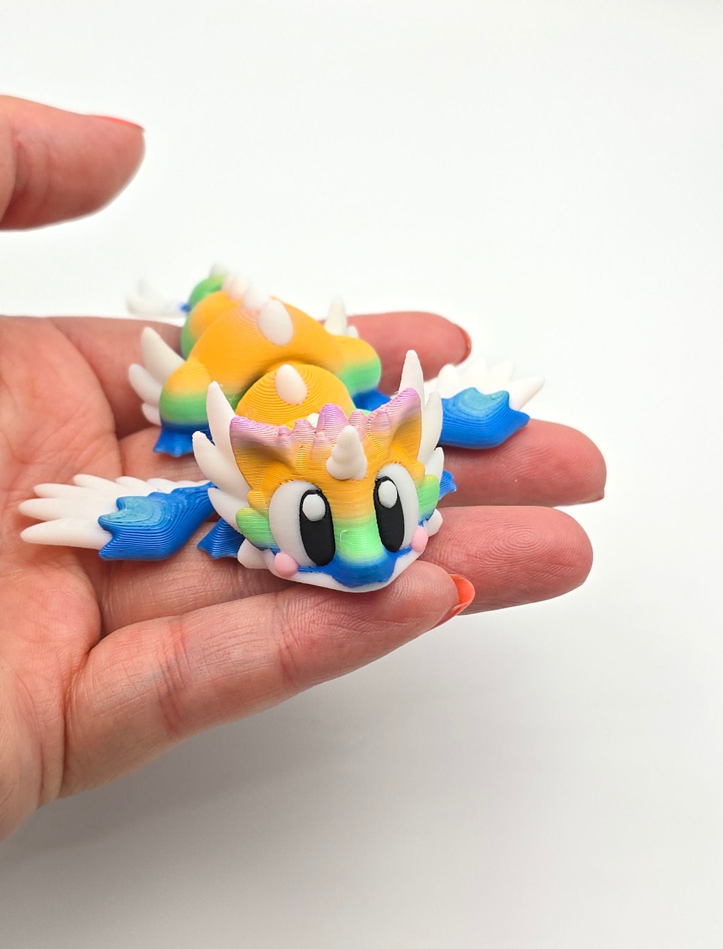 Regenboog Unicorn draak met Ei