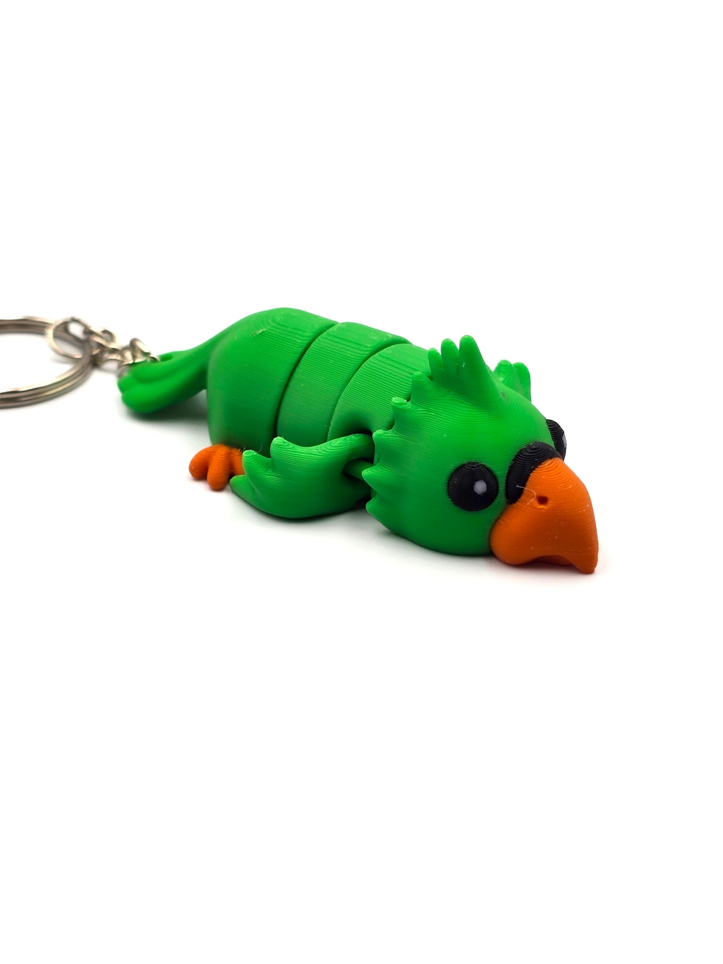 Vogel Sleutelhanger - Papagaai Groen