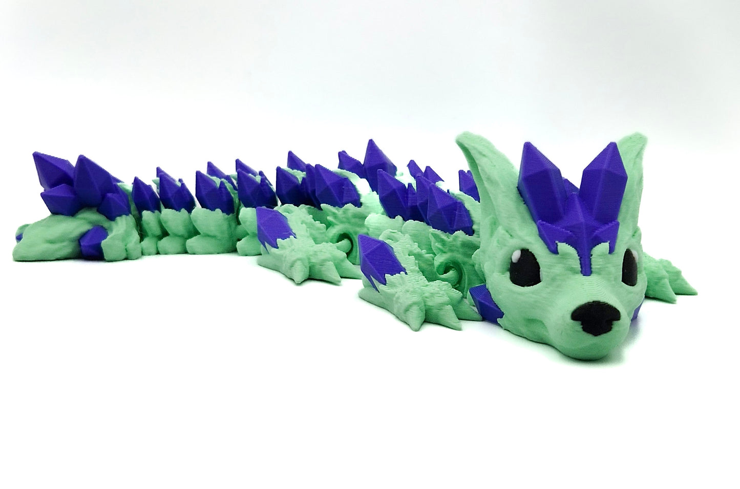 De combinatie van Mystieke Kracht en Fantasie Ontdek de kracht van de nacht met de 3D geprinte weerwolf draak. Voeg deze draak vandaag nog toe aan je collectie!