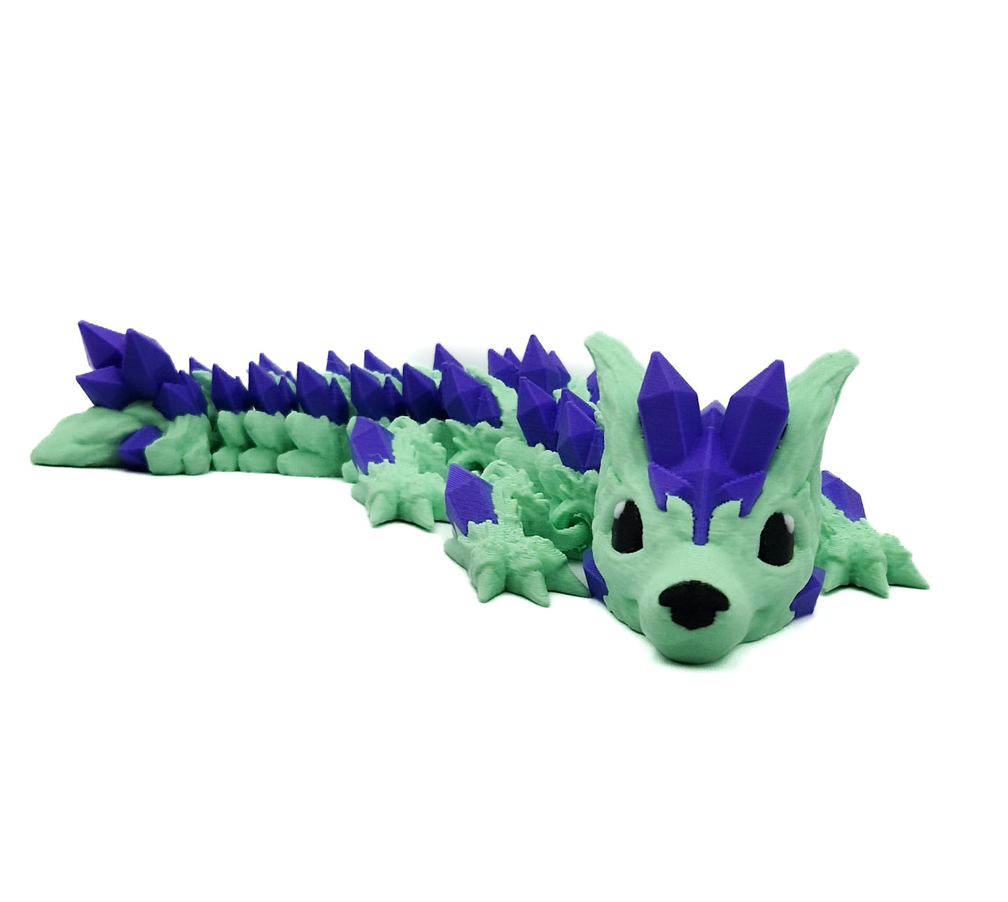 De combinatie van Mystieke Kracht en Fantasie Ontdek de kracht van de nacht met de 3D geprinte weerwolf draak. Voeg deze draak vandaag nog toe aan je collectie!