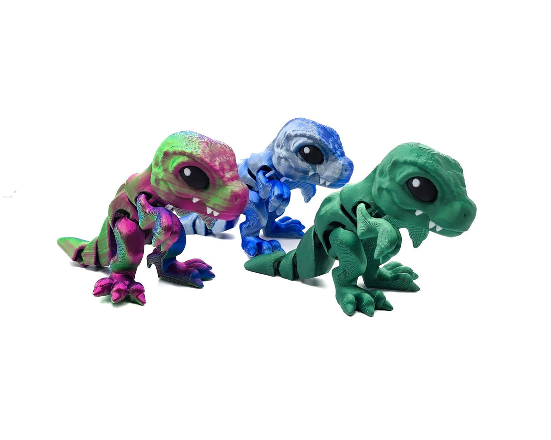 Nieuw in de shop: 3D-geprinte T-Rex Dino’s!