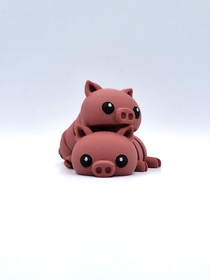 Pig Flexi Keychain