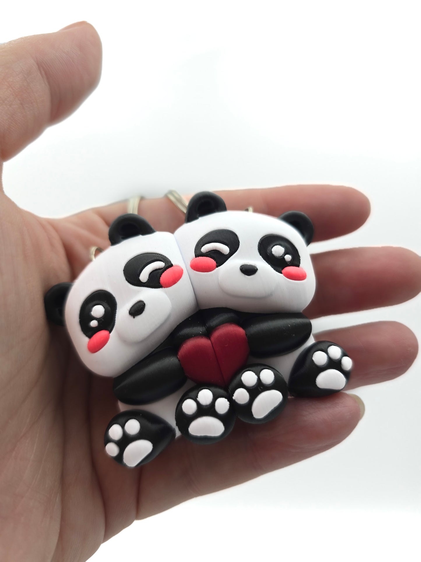 Panda koppelsleutelhanger