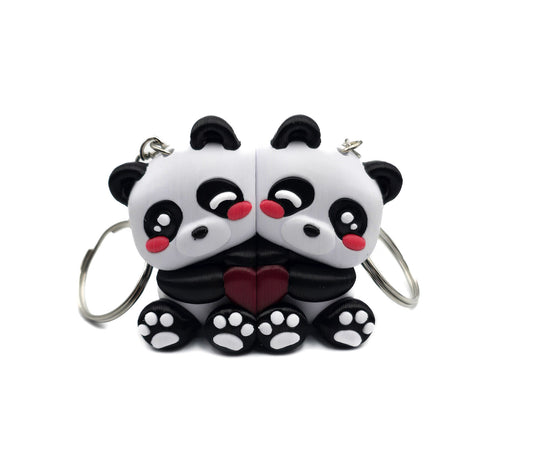 Panda koppelsleutelhanger