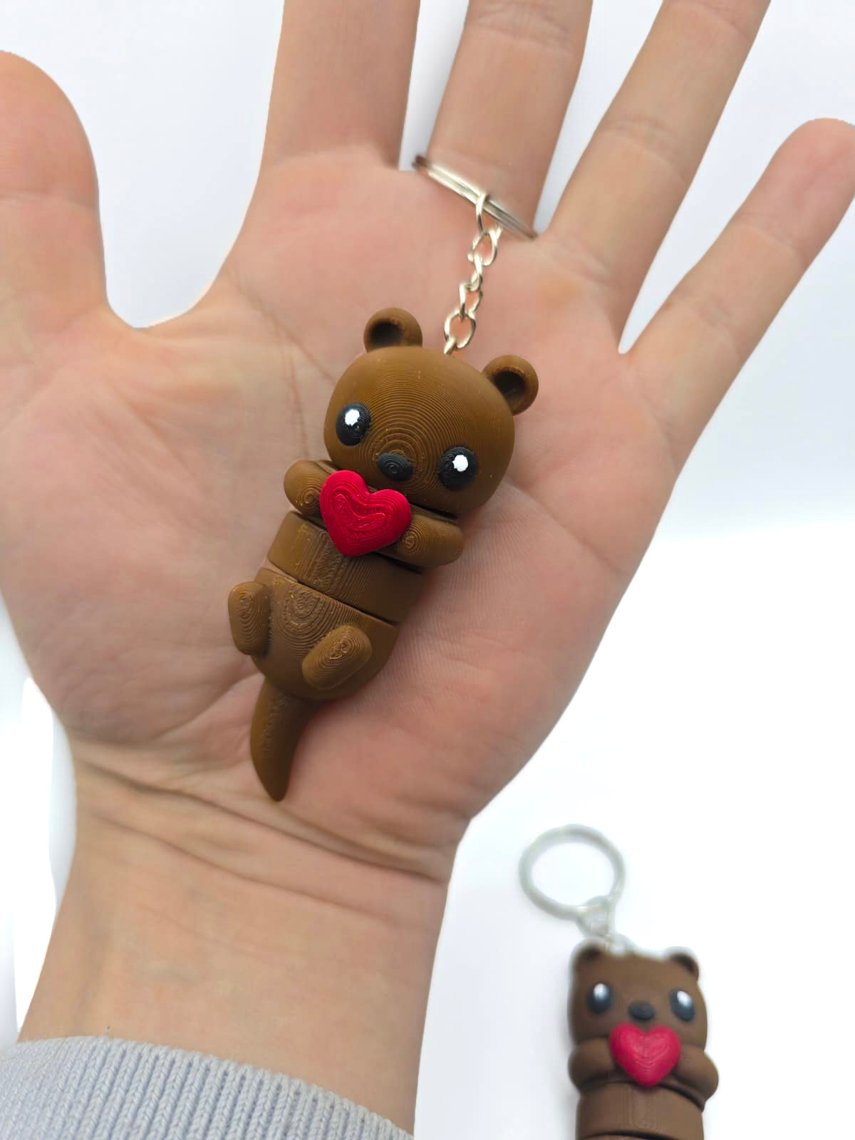 Liefdes Otter Sleutelhanger