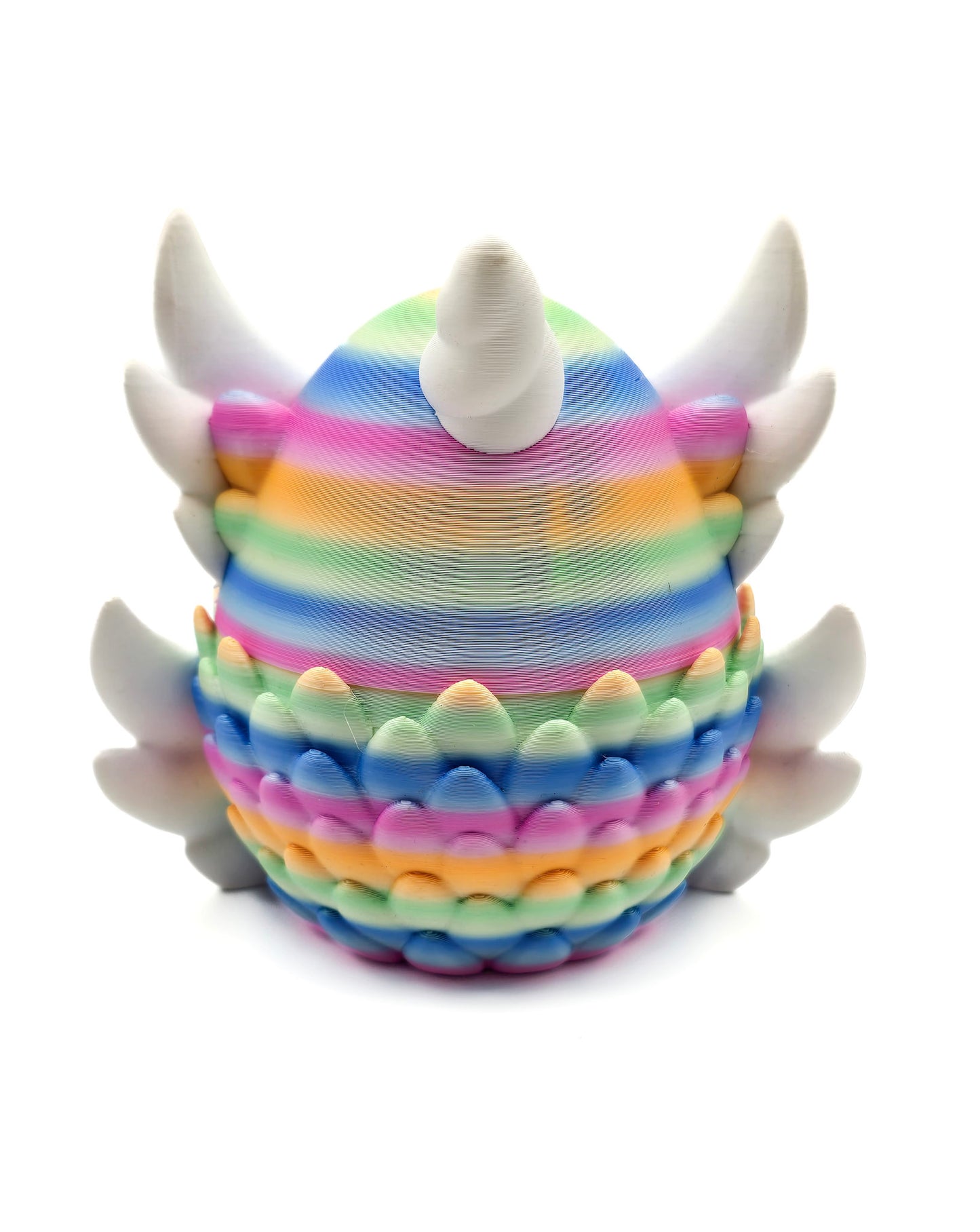 Regenboog Unicorn draak met Ei