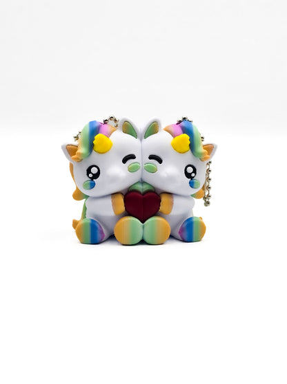 Unicorn koppelsleutelhanger