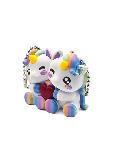 Unicorn koppelsleutelhanger