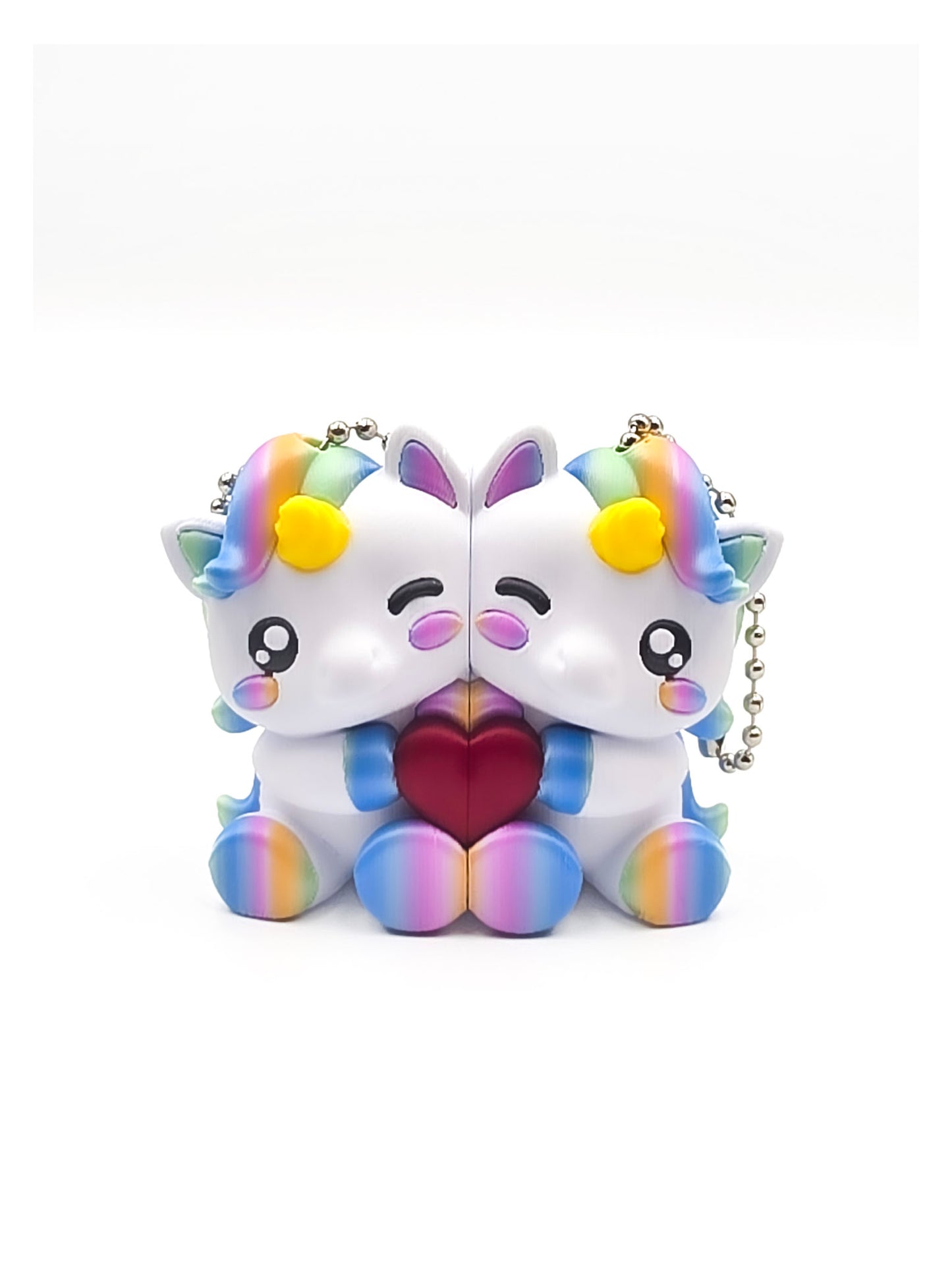 Unicorn koppelsleutelhanger