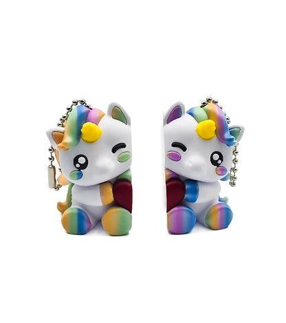Unicorn koppelsleutelhanger